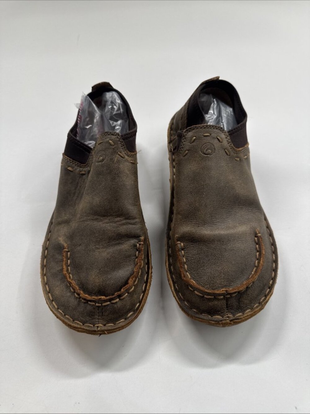 Tamarindo Loafers Womens 9 Brown Leather Slip On Moc Toe Comfort Walking Shoes